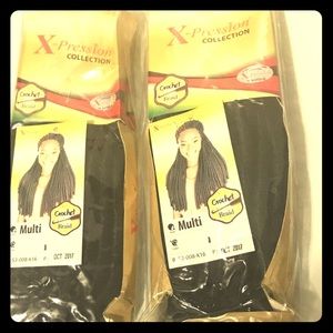 Xpression collection crotchet braids 2packs